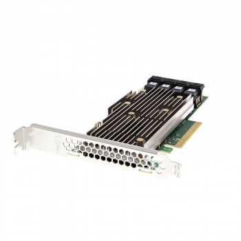 LSI 9460-16i - обладает 4xNVMe и 16xSAS 3.0/SATA внутренними каналами. Поддерживает RAID: 0,1,5,6,10,50,60, JBOD. Встроенная память 4GB. Интерфейс PCI-E 3.0. Поддерживает CacheVault