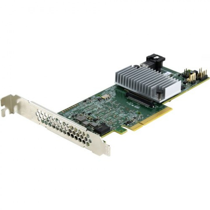 LSI 9361-4i - контроллер для 4 SAS/SATA дисков, поддерживает RAID от 0 до 60 и JBOD. Имеет 1GB кэш, подключается через PCI-E 3.0 и обеспечивает защиту данных с CacheVault