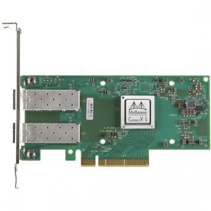 100 Гбит/сек, 2 порта, Ethernet (QSFP28), PCI-Ex16, Mellanox ConnectX-5 EN