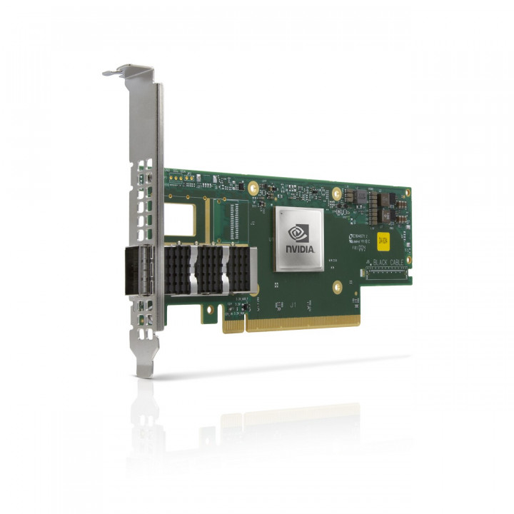 100 Гбит/сек, 2 порта, Infiniband, Ethernet (QSFP56), PCI-Ex16, Mellanox ConnectX-6 VPI
